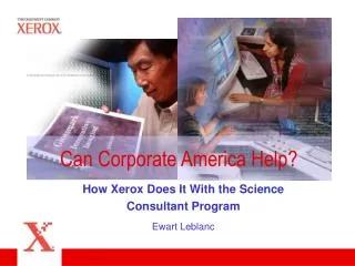 Can Corporate America Help?