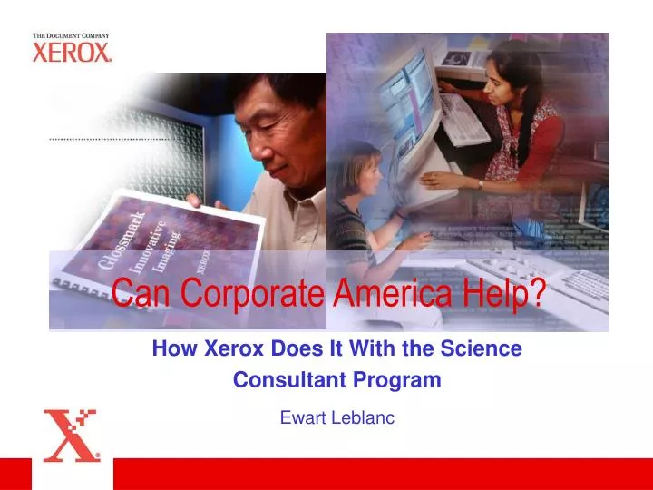 can corporate america help
