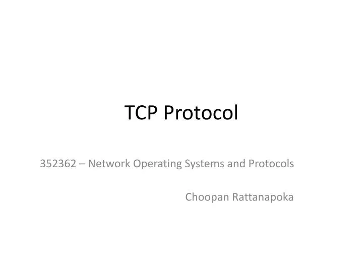 tcp protocol