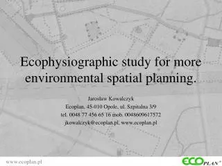 Ecophysiographic study for more environmental spatial planning .