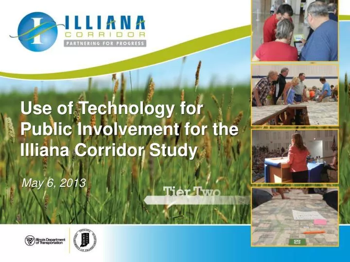 use of technology for public involvement for the illiana corridor study