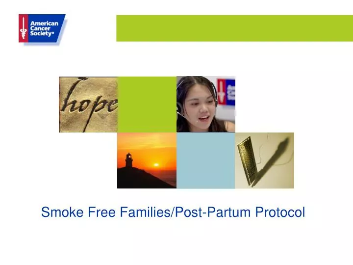 smoke free families post partum protocol