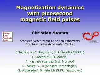 Magnetization dynamics with picosecond magnetic field pulses