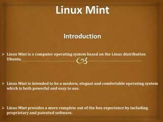 Linux Mint Introduction
