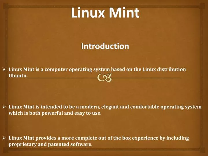 linux mint introduction