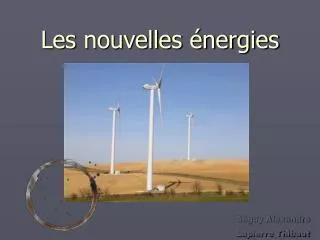 les nouvelles nergies