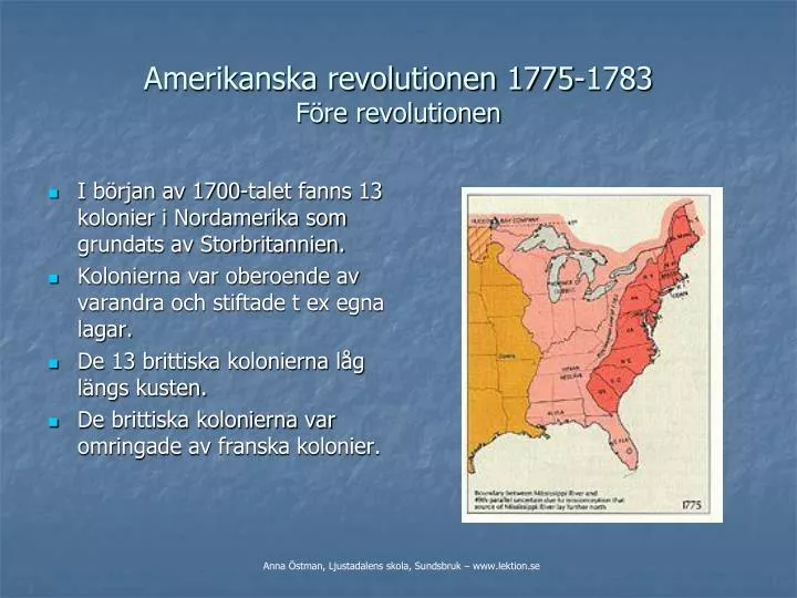 amerikanska revolutionen 1775 1783 f re revolutionen