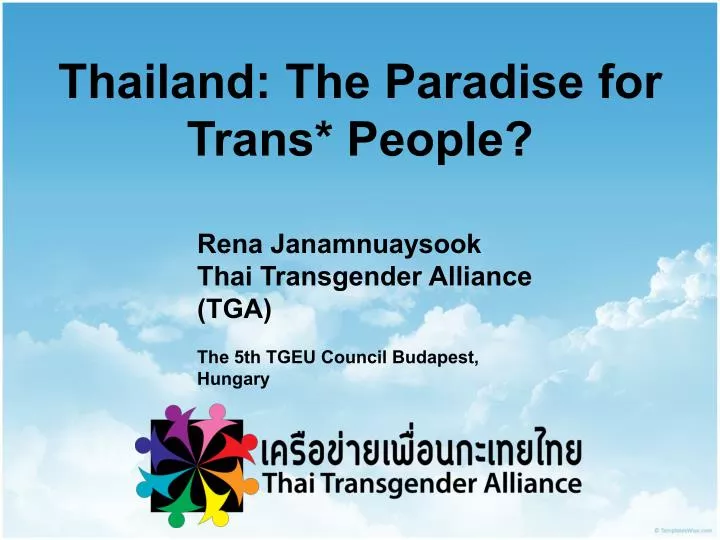 thailand the paradise for trans people
