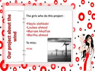 Our project about the wind