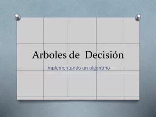 arboles de decisi n