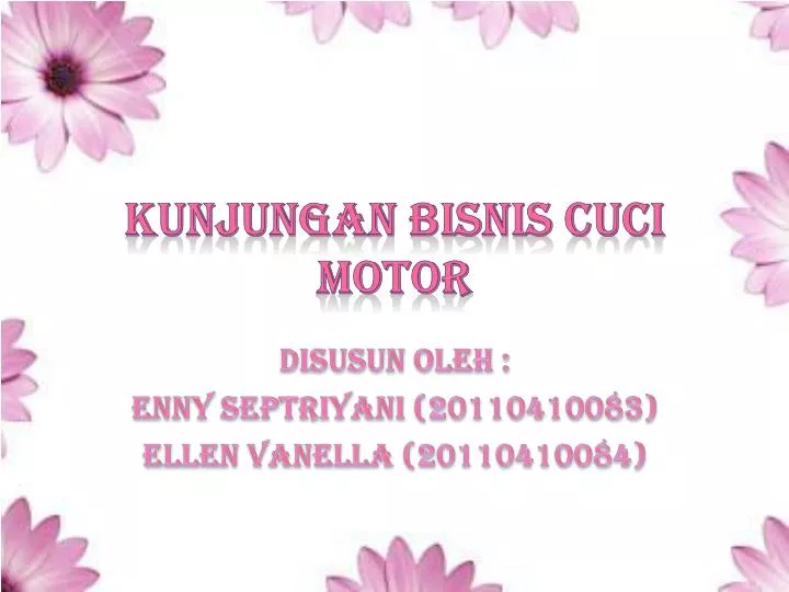 kunjungan bisnis cuci motor