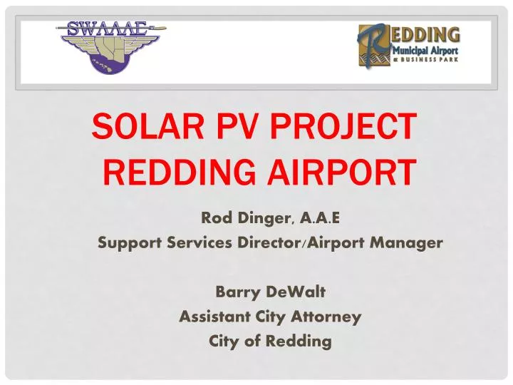 solar pv project redding airport