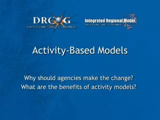 Activity-Based Models