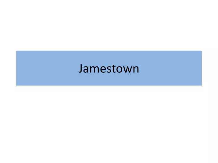 jamestown