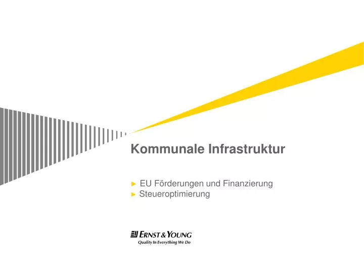 kommunale infrastruktur