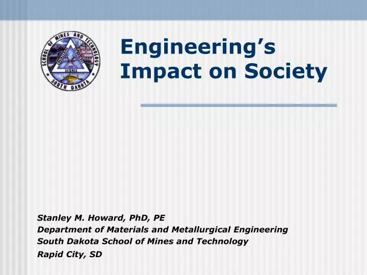 engineering s impact on society