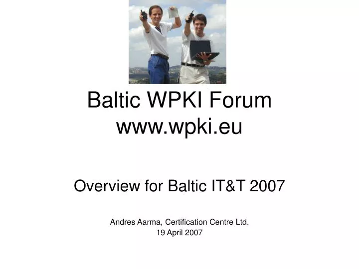 baltic wpki forum www wpki eu