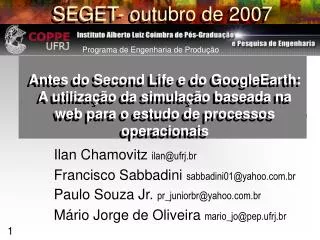 seget outubro de 2007