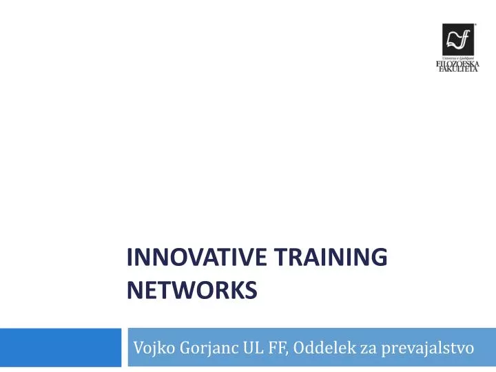 innovative training networks