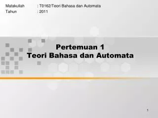 pertemuan 1 teori bahasa dan automata