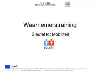 waarnemerstraining