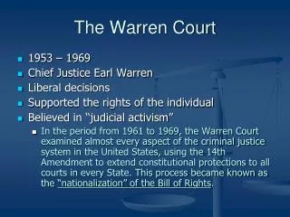 The Warren Court