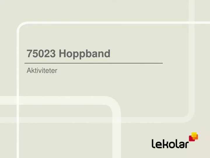 75023 hoppband