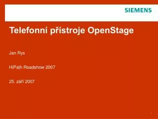 telefonn p stroje openstage