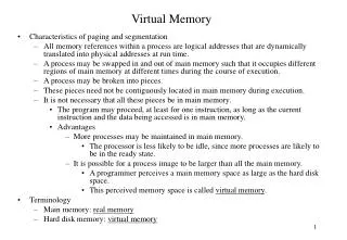 Virtual Memory