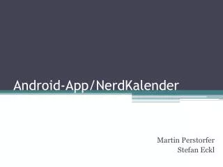 android app nerdkalender