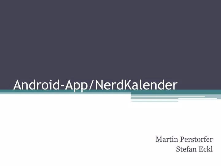 android app nerdkalender