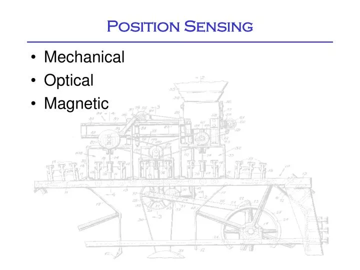 position sensing
