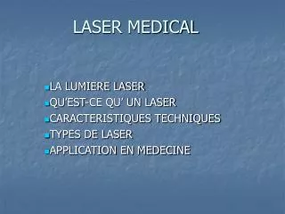 LASER MEDICAL