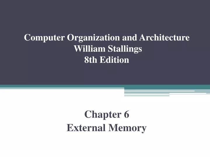 computer organization and architecture william stallings 8th edition