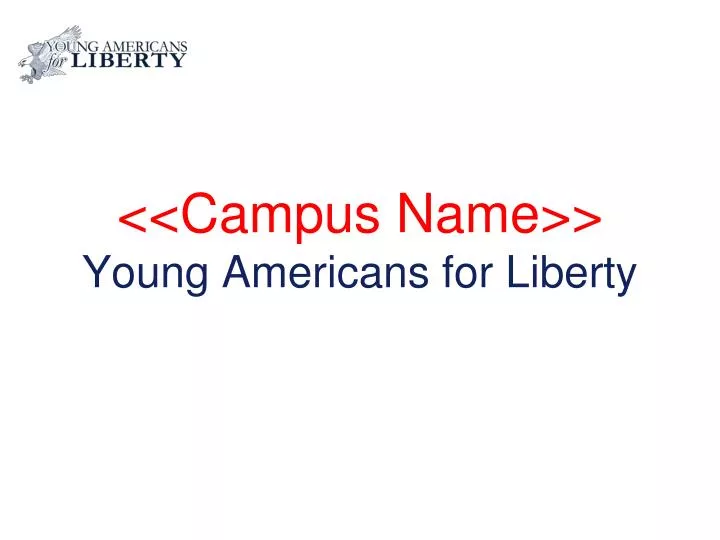 campus name young americans for liberty