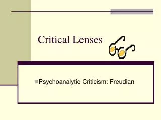 Critical Lenses