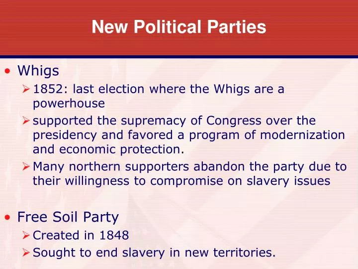 new political parties