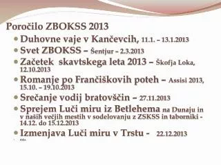 poro ilo zbokss 2013