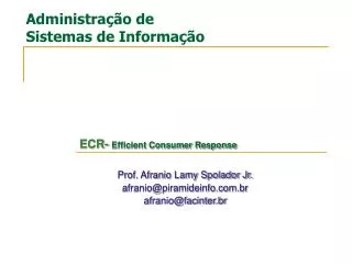 administra o de sistemas de informa o