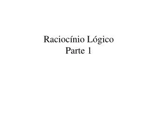 racioc nio l gico parte 1