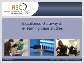 Excellence Gateway &amp; e-learning case studies
