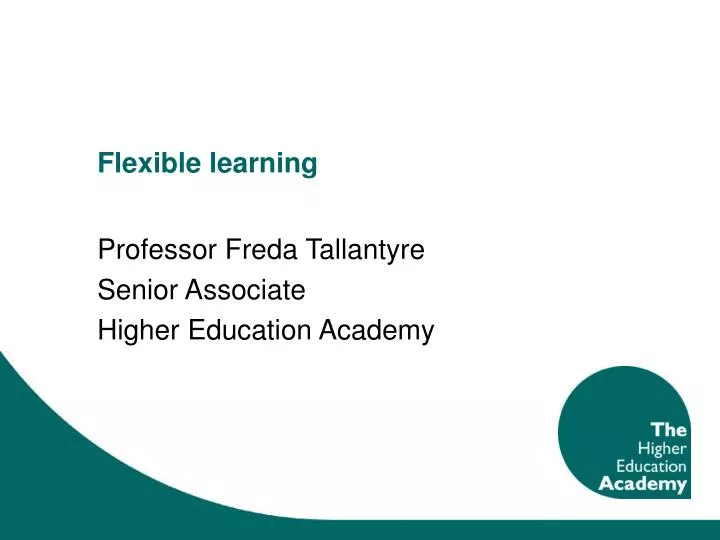 flexible learning