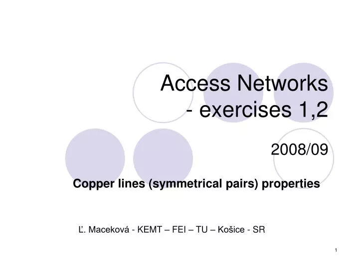 access networks exercise s 1 2