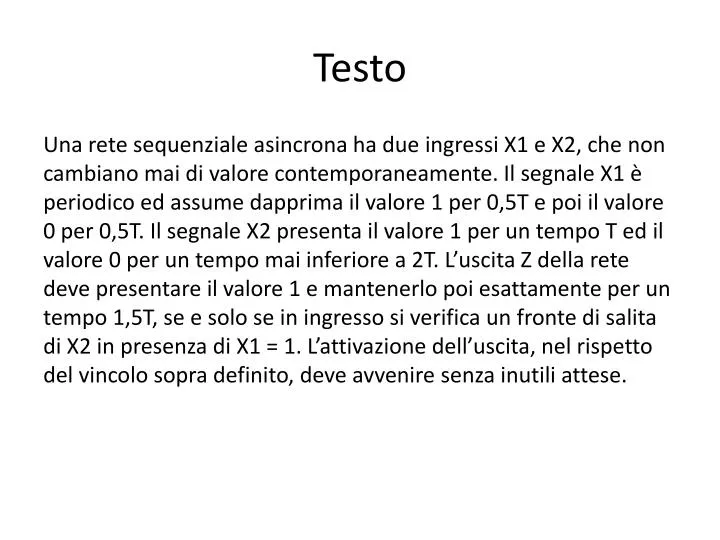 testo