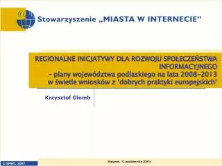 krzysztof g omb