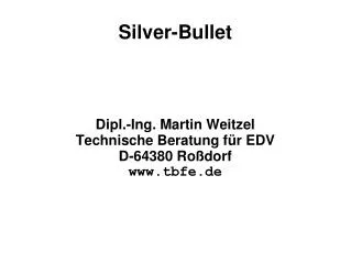 dipl ing martin weitzel technische beratung f r edv d 64380 ro dorf www tbfe de