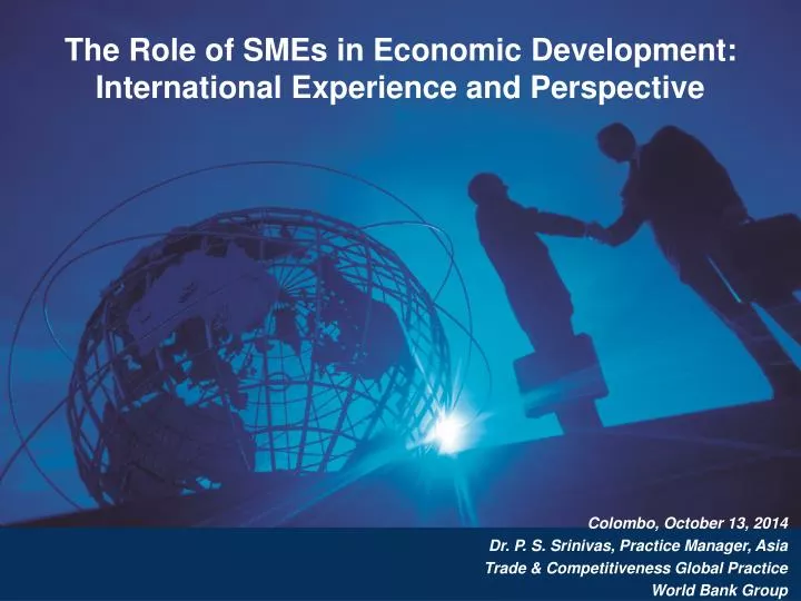 the role of smes in economic development international experience and perspective
