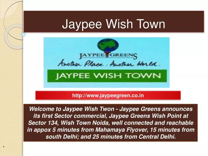 jaypee wish town