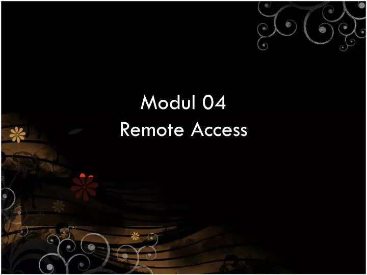modul 04 remote access