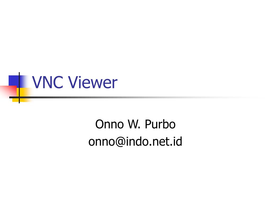 VNC Viewer - slide 1